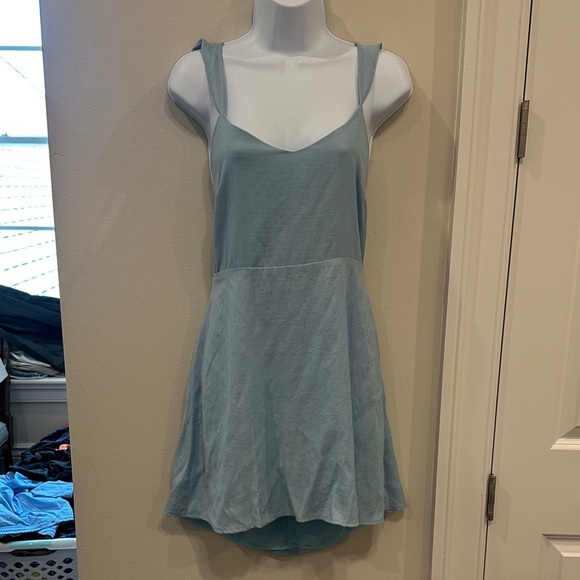 Fore Light Blue Sleeveless Dress- large - Picture 2 of 8